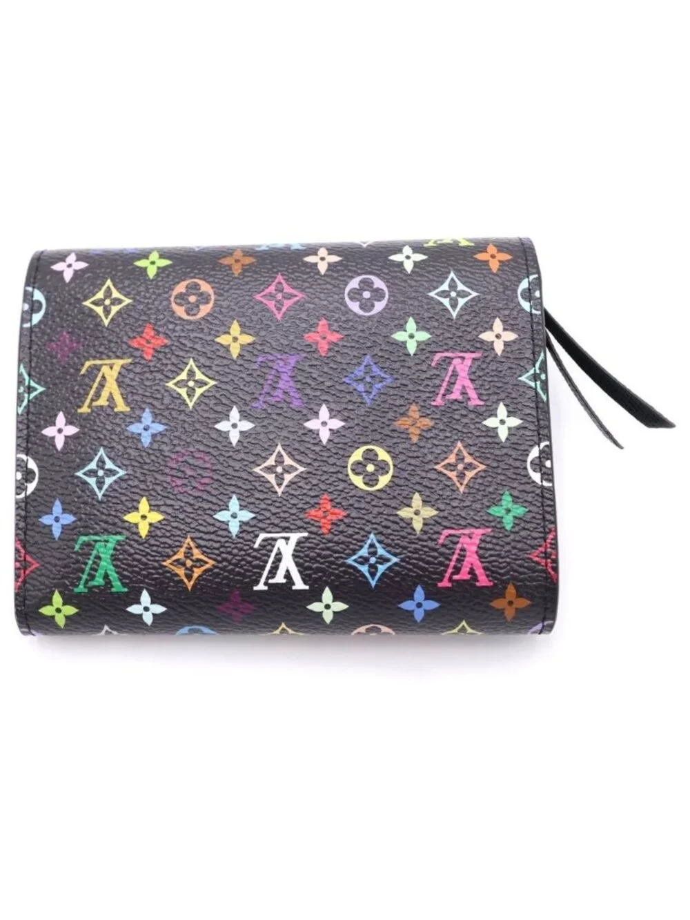 Louis Vuitton Multi Monogram Portefeuille Victory Tri Foldwallet Black Wallet